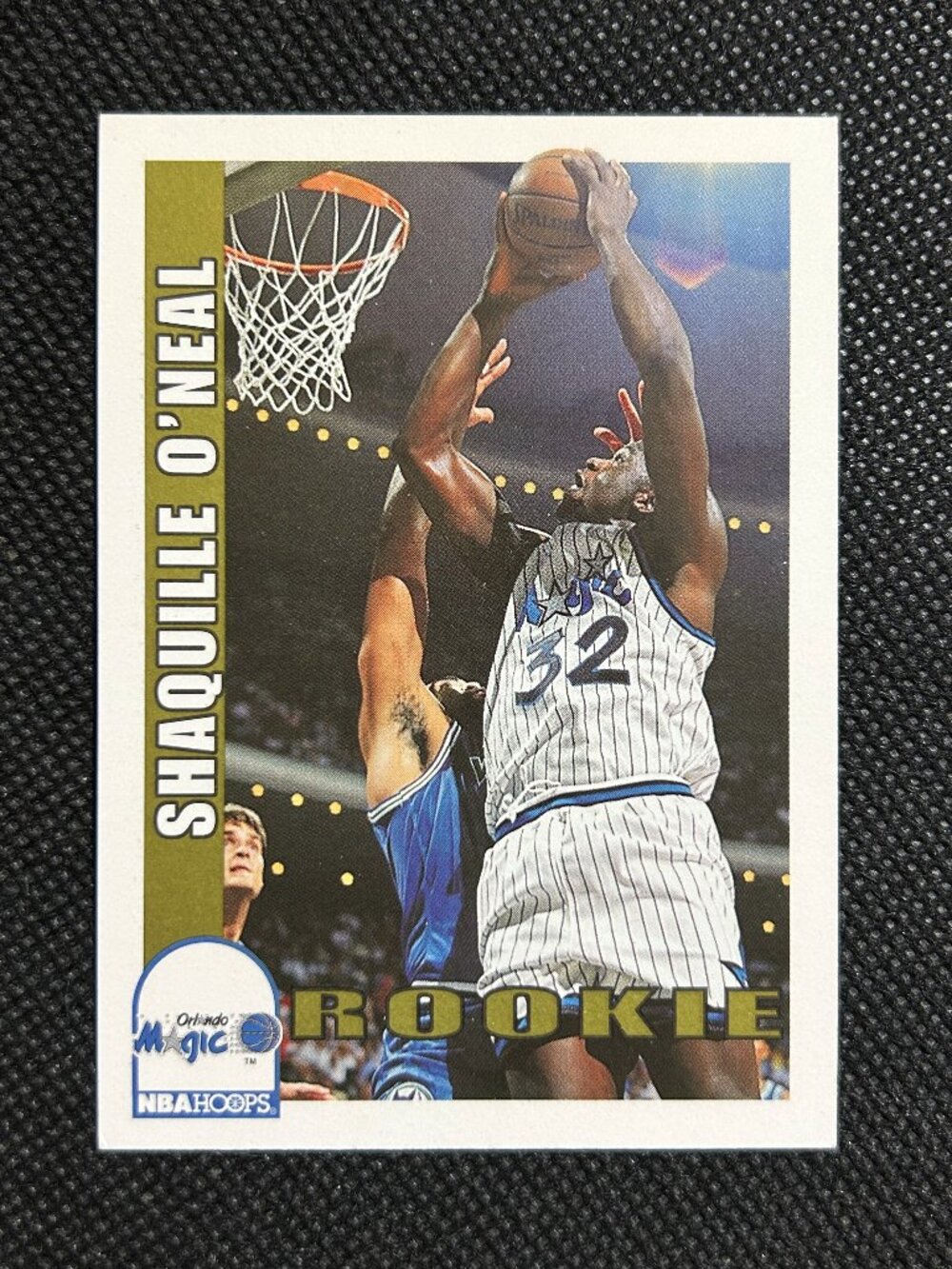 1992 NBA Hoops Shaquille O'Neal RC Rookie #442 Orlando Magic HOF
